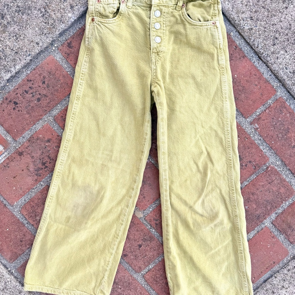 Zara Kids Yellow Jeans
